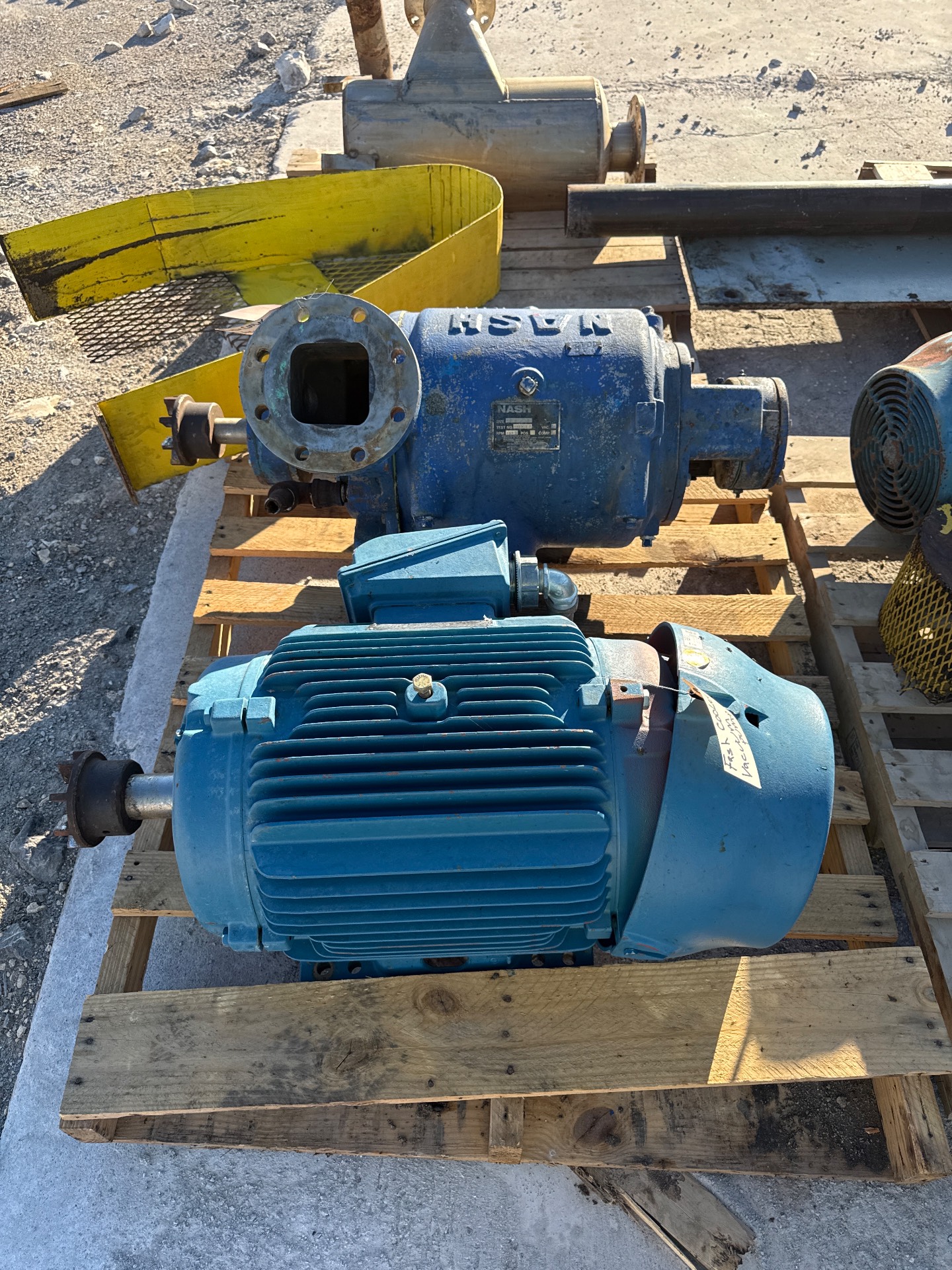 NASH SC5 PUMP & 30 HP MOTOR ASSEMBLY - undefined