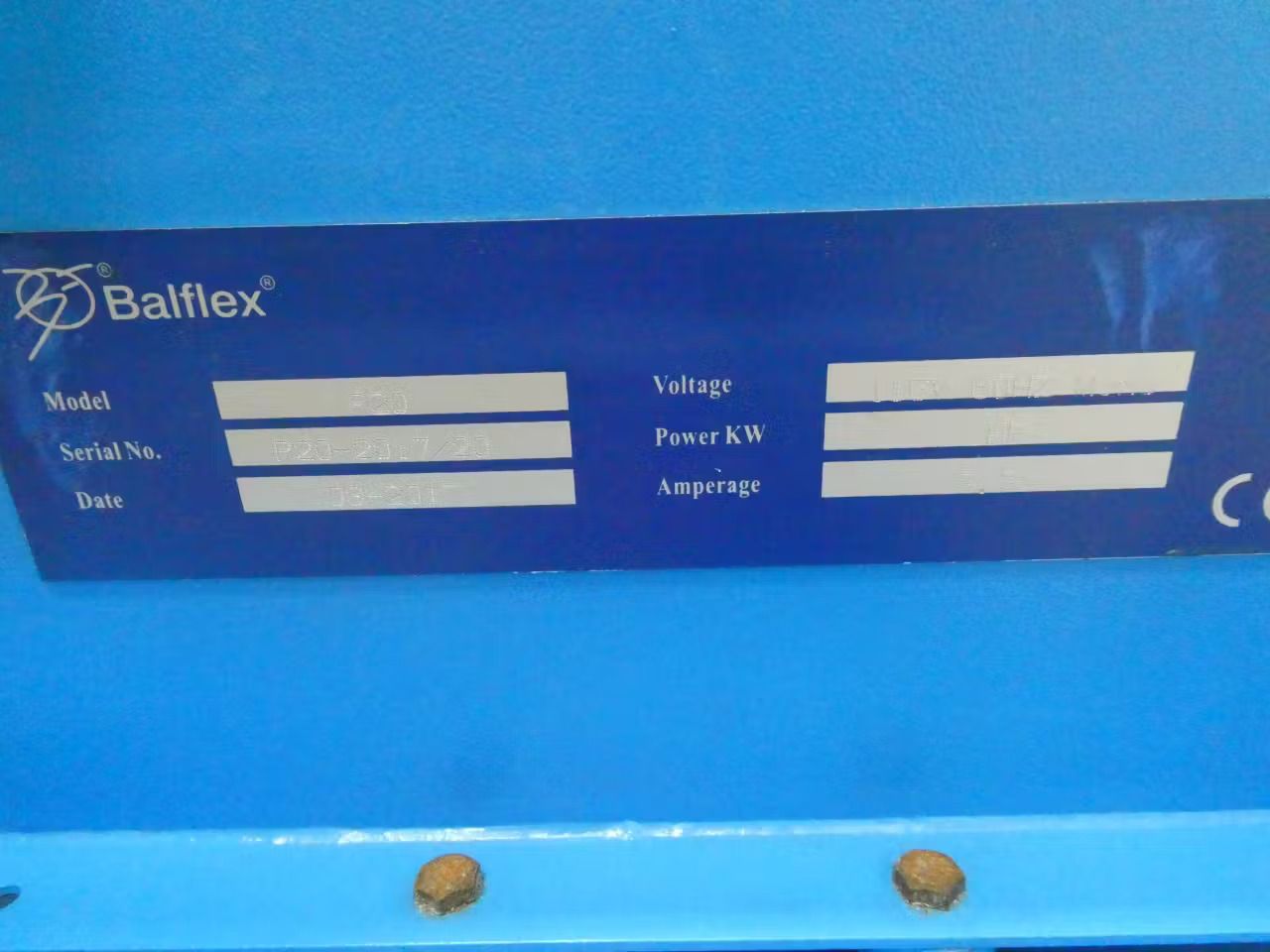 BALFLEX P20 ELECTRIC CRIMPING MACHINE 1HP 115V-AC - undefined