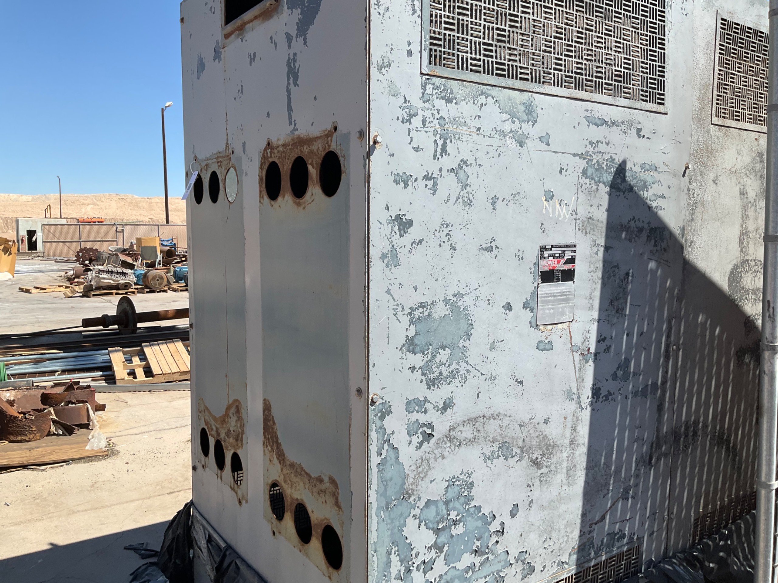 WEAVER ELECTRIC CO 1500KVA DRY TYPE TRANSFORMER - undefined