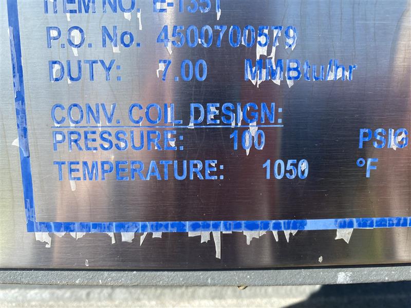 2016 TULSA HEATERS MIDSTREAM MJ16-185 INDIRECT FIRED AIR HEATER - undefined