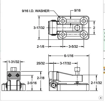 CARR LANE MF40-1001 PIVOTING EDGE CLAMP - undefined