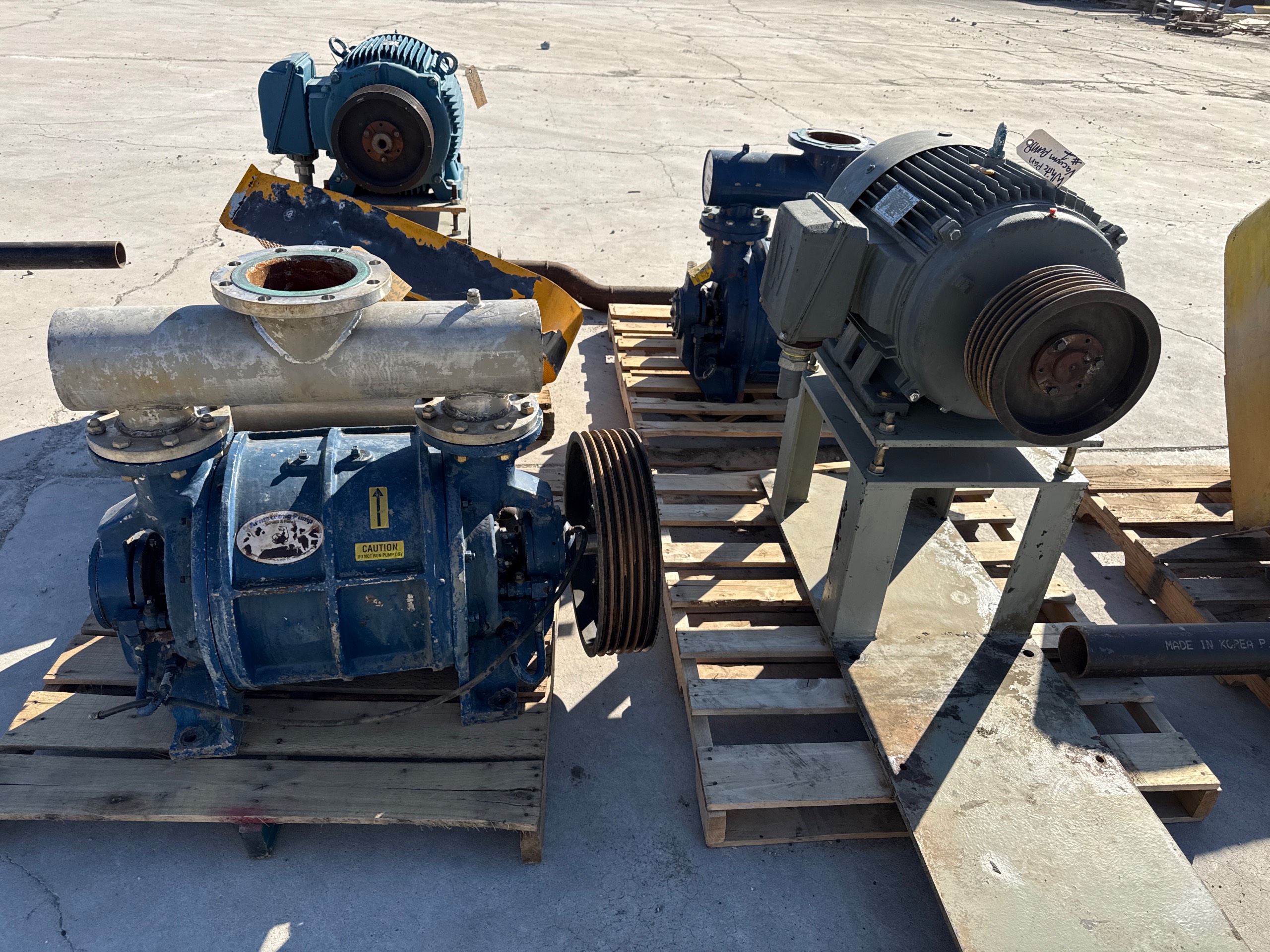 NASH 703 PUMP & 40 HP MOTOR ASSEMBLY - undefined