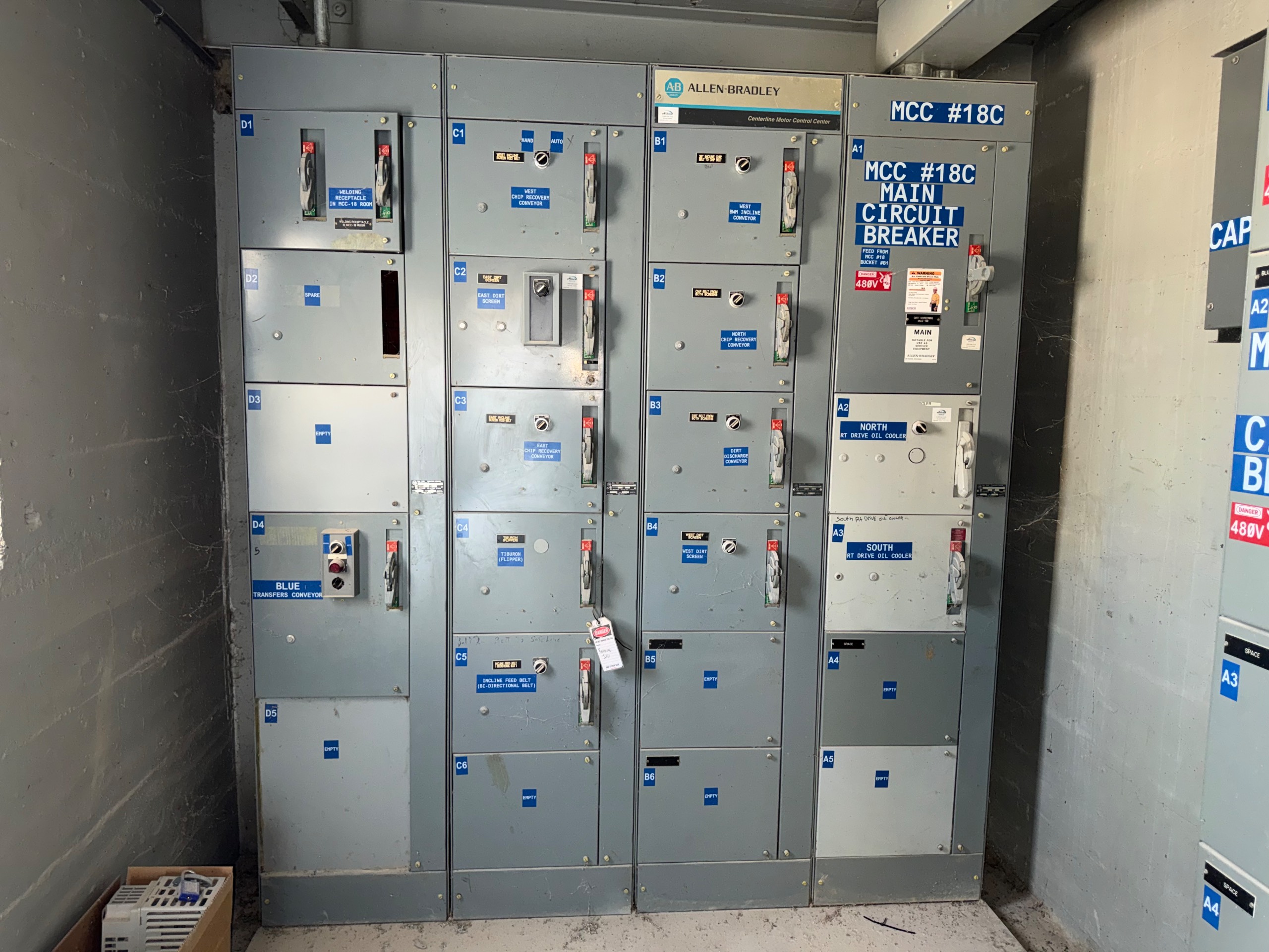 CONTENTS OF ELECTRICAL ROOM - undefined