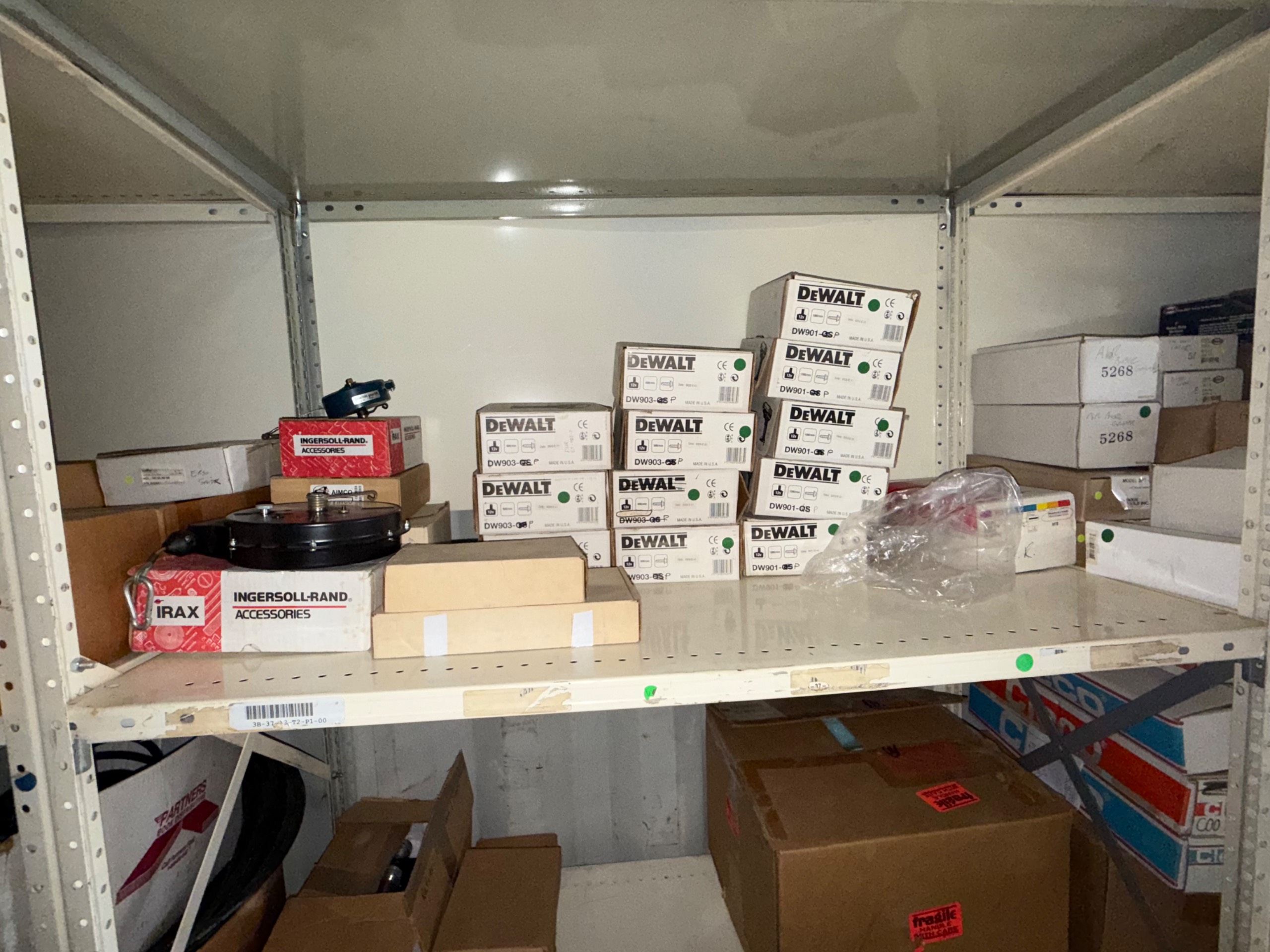 BULK INVENTORY OF INDUSTRIAL PARTS AND TOOLS - undefined