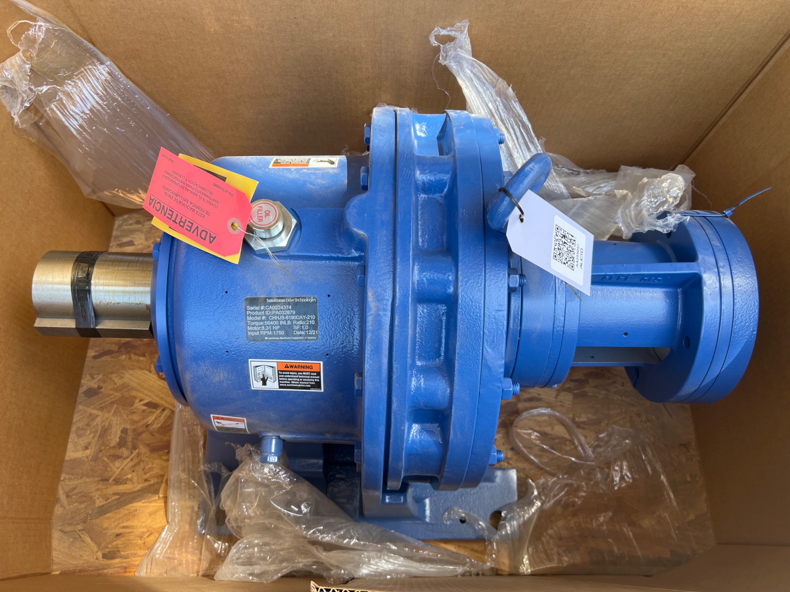 2021 SUMITOMO CHHJS-6190DAY-210 GEAR REDUCER - undefined