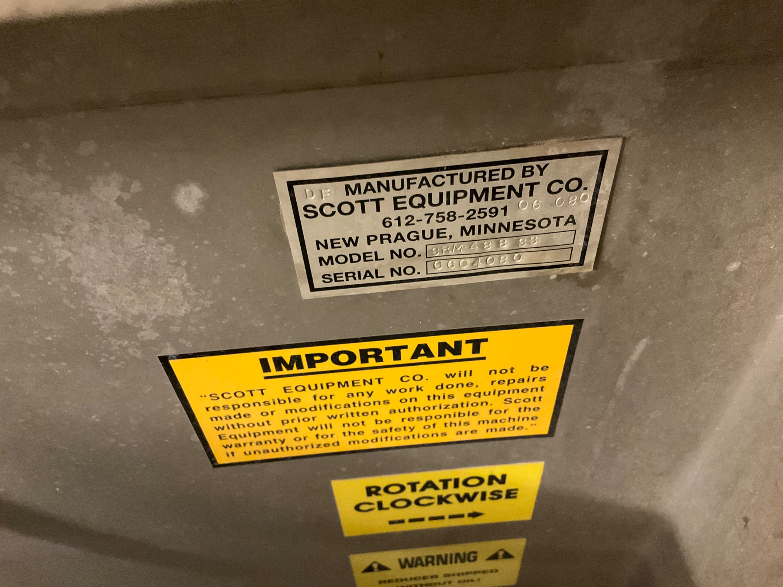 SCOTT EQUIPMENT CO. SRM 488 SS SPIRAL MIXER - undefined