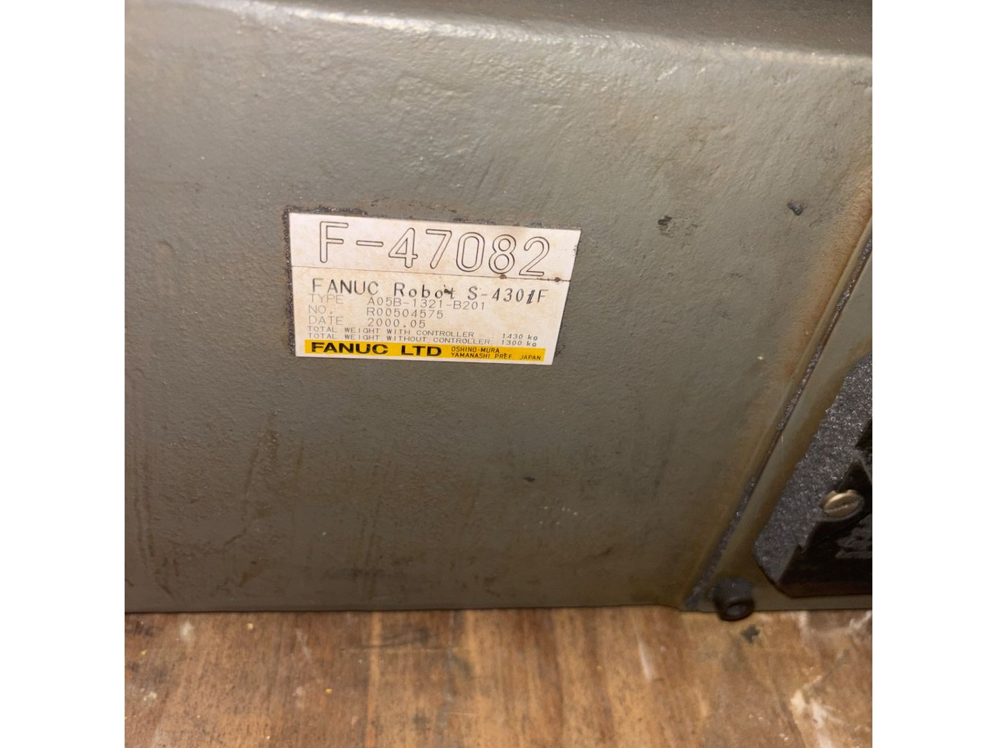 2000 FANUC S-430IF ARTICULATED ROBOT - undefined