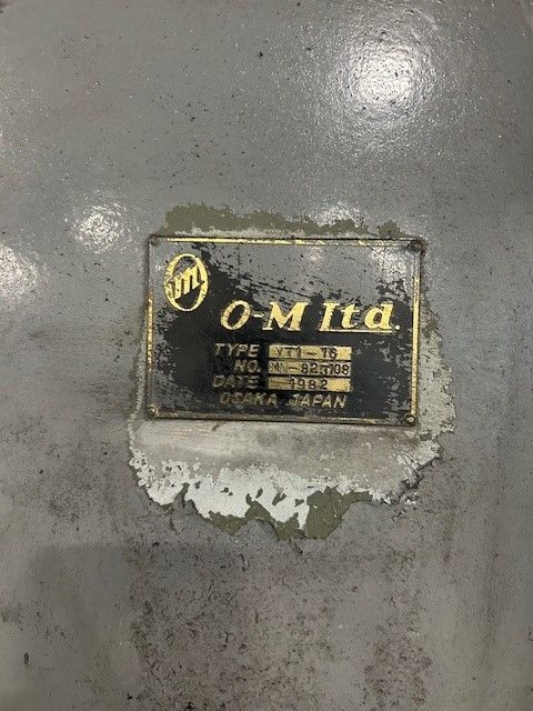 1982 O-M LTD VTL-16 VERTICAL TURNING CENTER - undefined