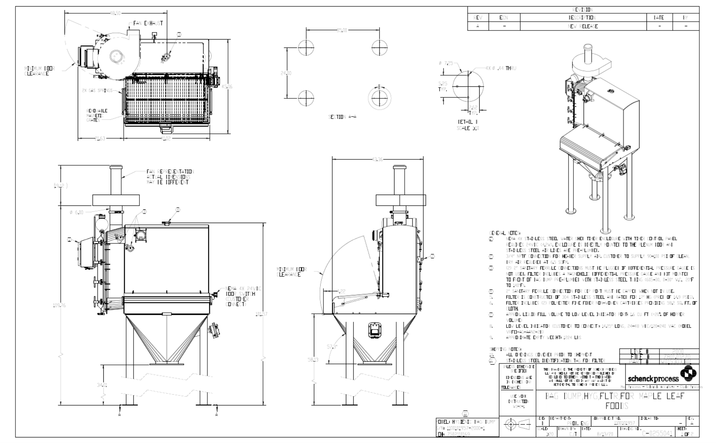 2021 SCHENCK PROCESS HYGIENIC BAG DUMP - undefined