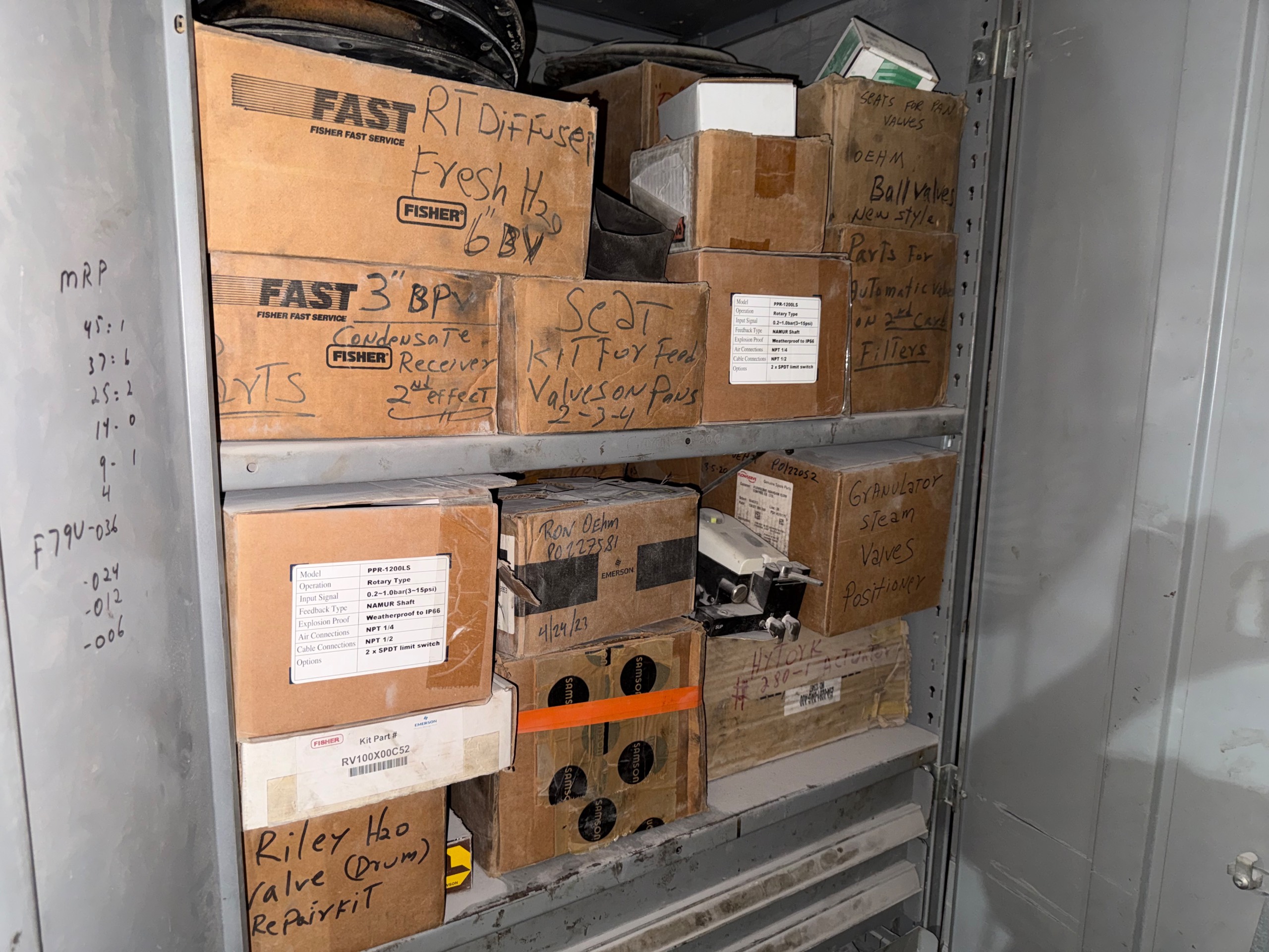 BULK CONTENTS OF INSTRUMENT ROOM - undefined