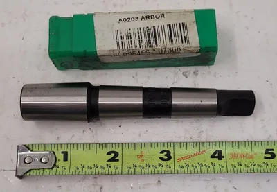 JACOBS 7308DN MORSE TAPER ARBOR - MT2 SPINDLE END, JT3 CHUCK END - undefined
