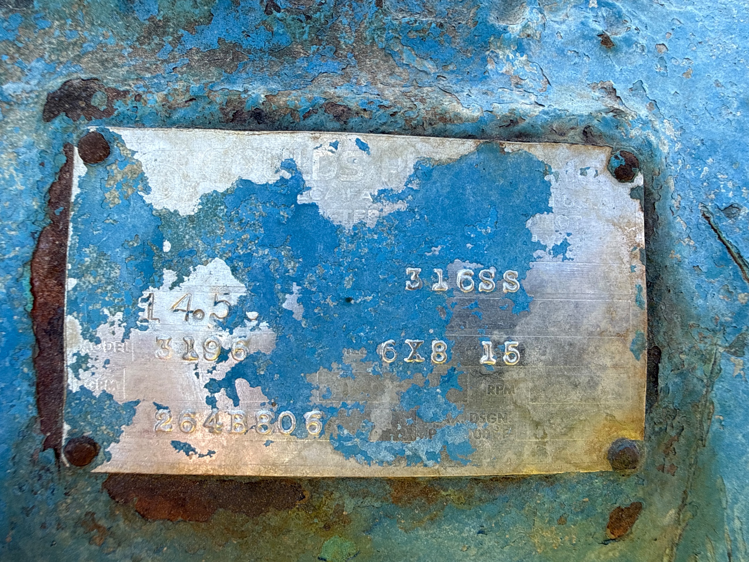 GOULDS 3196 PUMP & 100 HP MOTOR ASSEMBLY - undefined