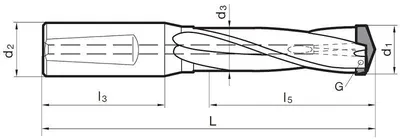 GUHRING INDEXABLE INSERT DRILL 5242-17995 (DIA 17.01-17.99MM) - undefined
