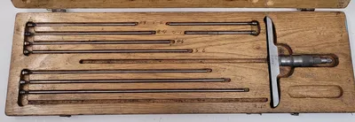 SCHERR TUMICO DEPTH GAUGE - MICROMETER 5" BASE 0-10" - undefined