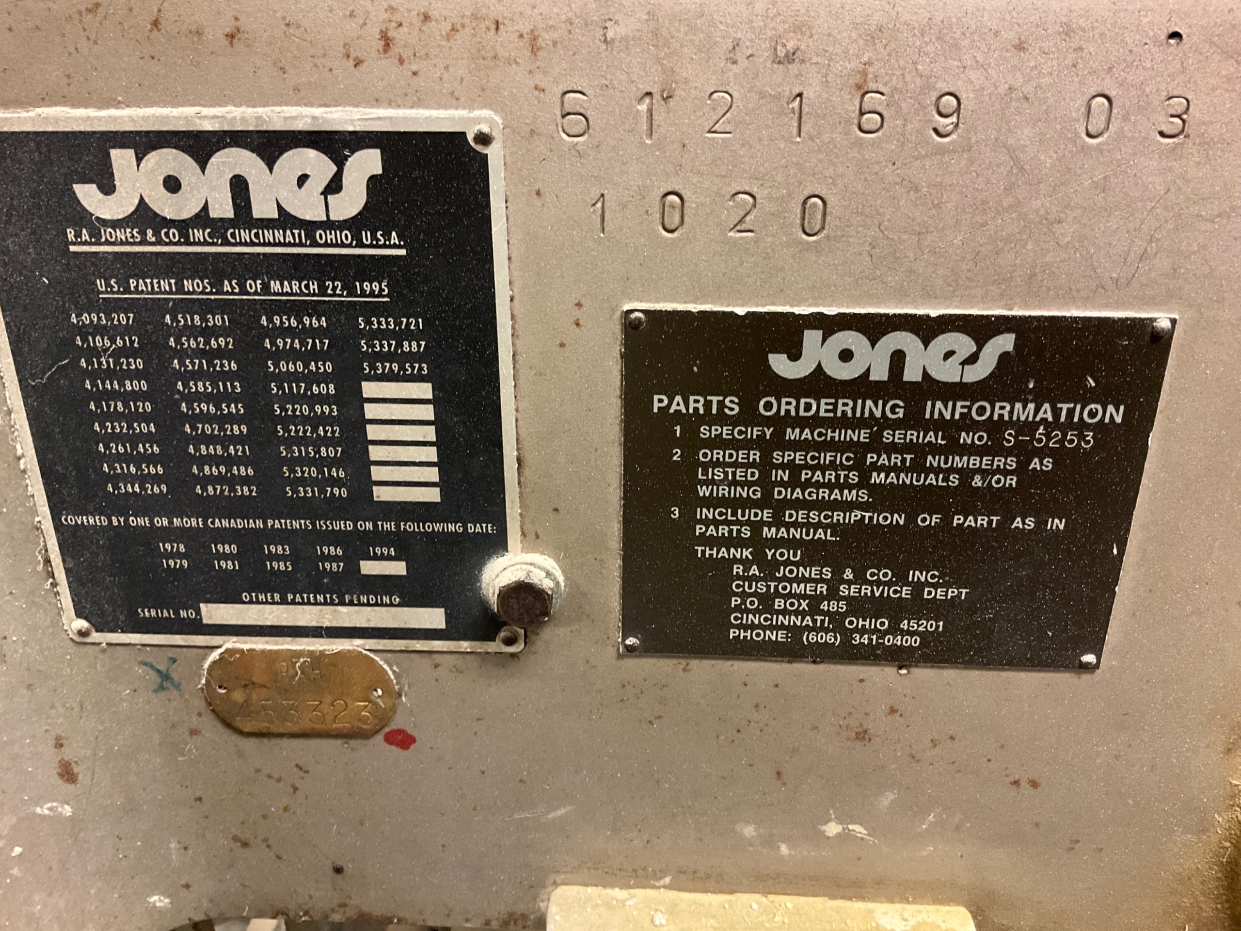 R.A. JONES SSG IV SIDE SEAM GLUER - undefined