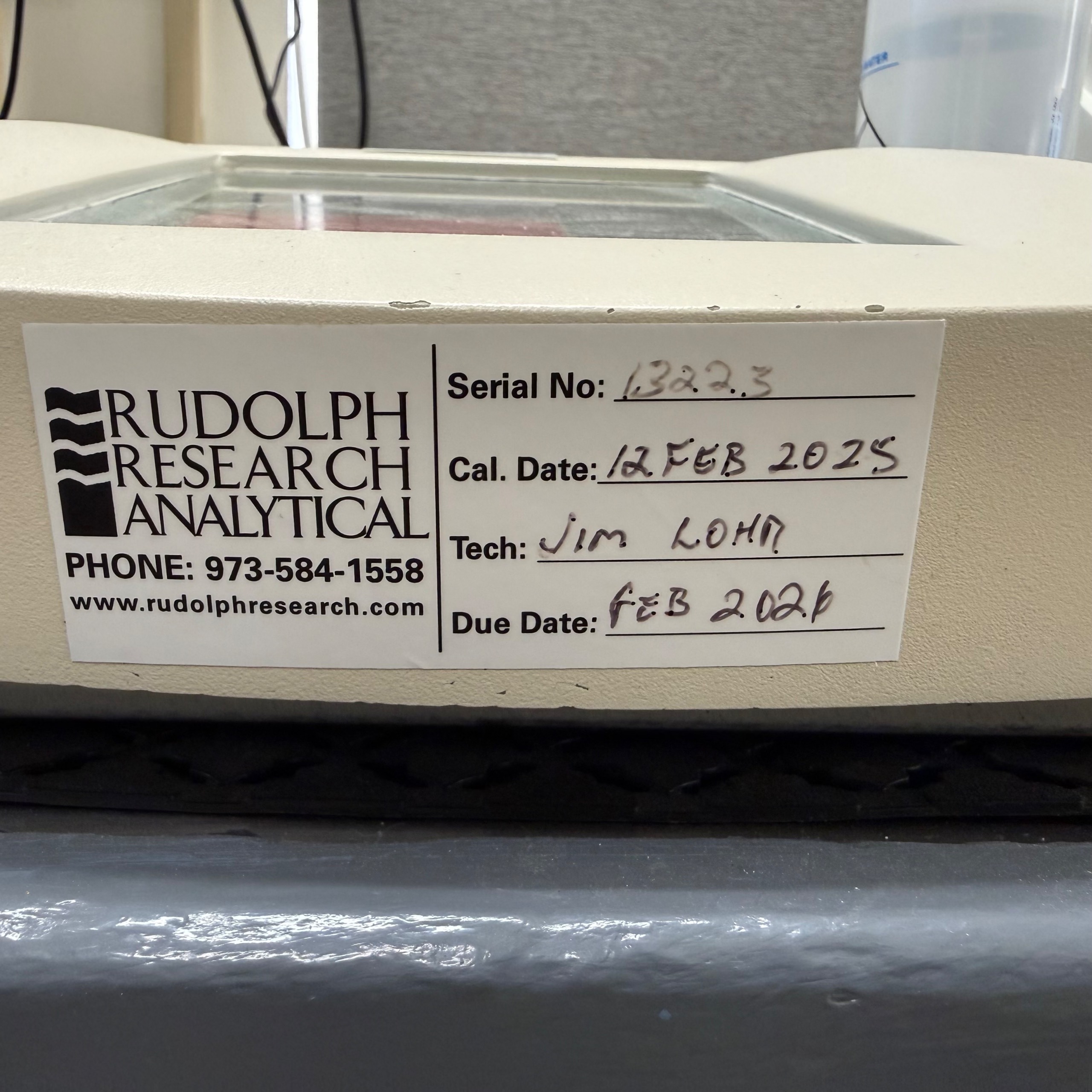 2007 RUDOLPH RESEARCH ANALYTICAL A21320 J-57 AUTOMATIC REFRACTOMETER - undefined