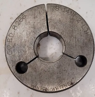 HANSON & WHITNEY THREAD RING GAUGES - VARIOUS SIZES - SET OF 5 - undefined