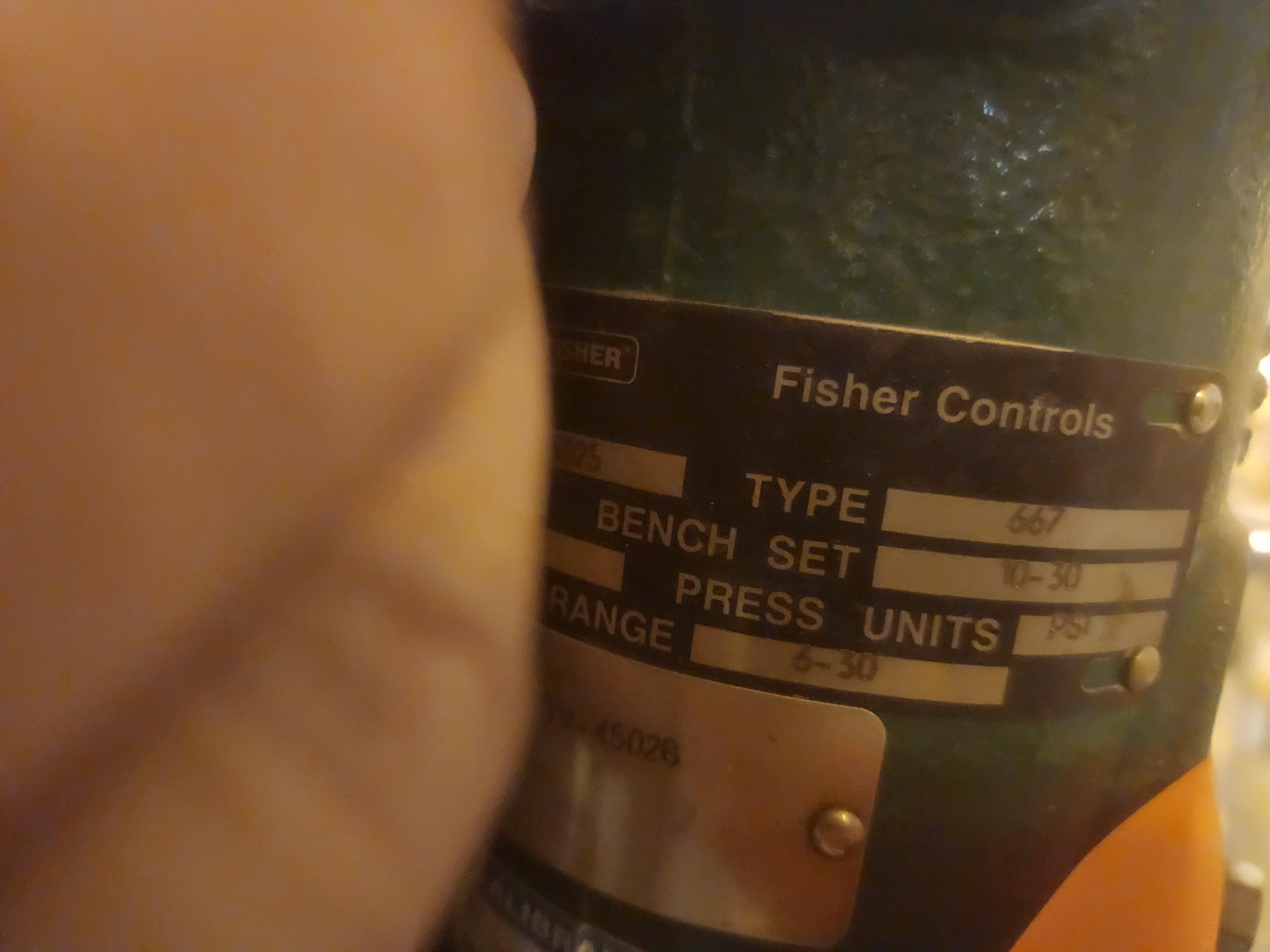 FISHER ED CONTROL VALVE & 667 ACTUATOR ASSEMBLY - undefined