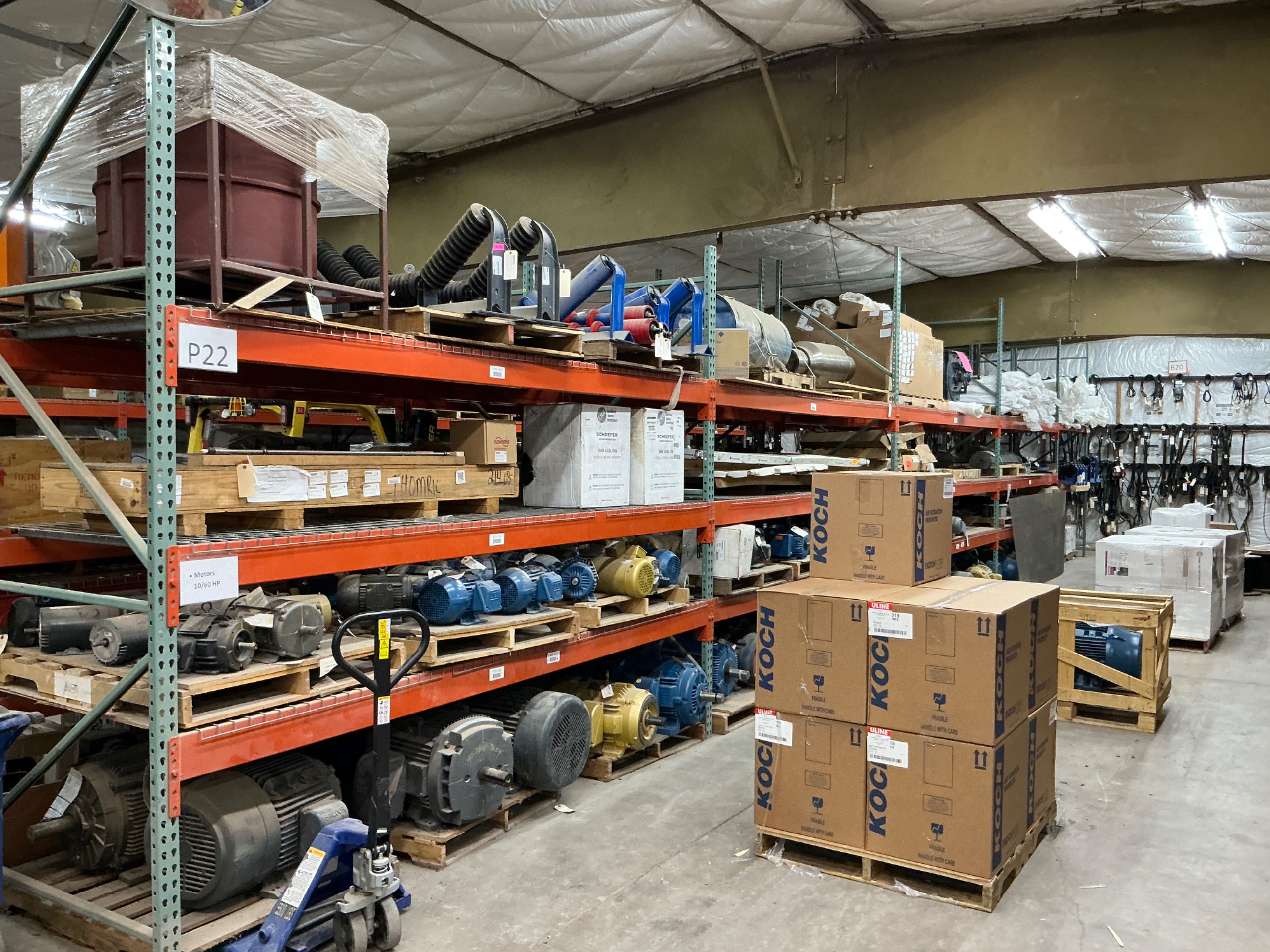 BULK QTY OF SPARE PARTS INVENTORY - undefined