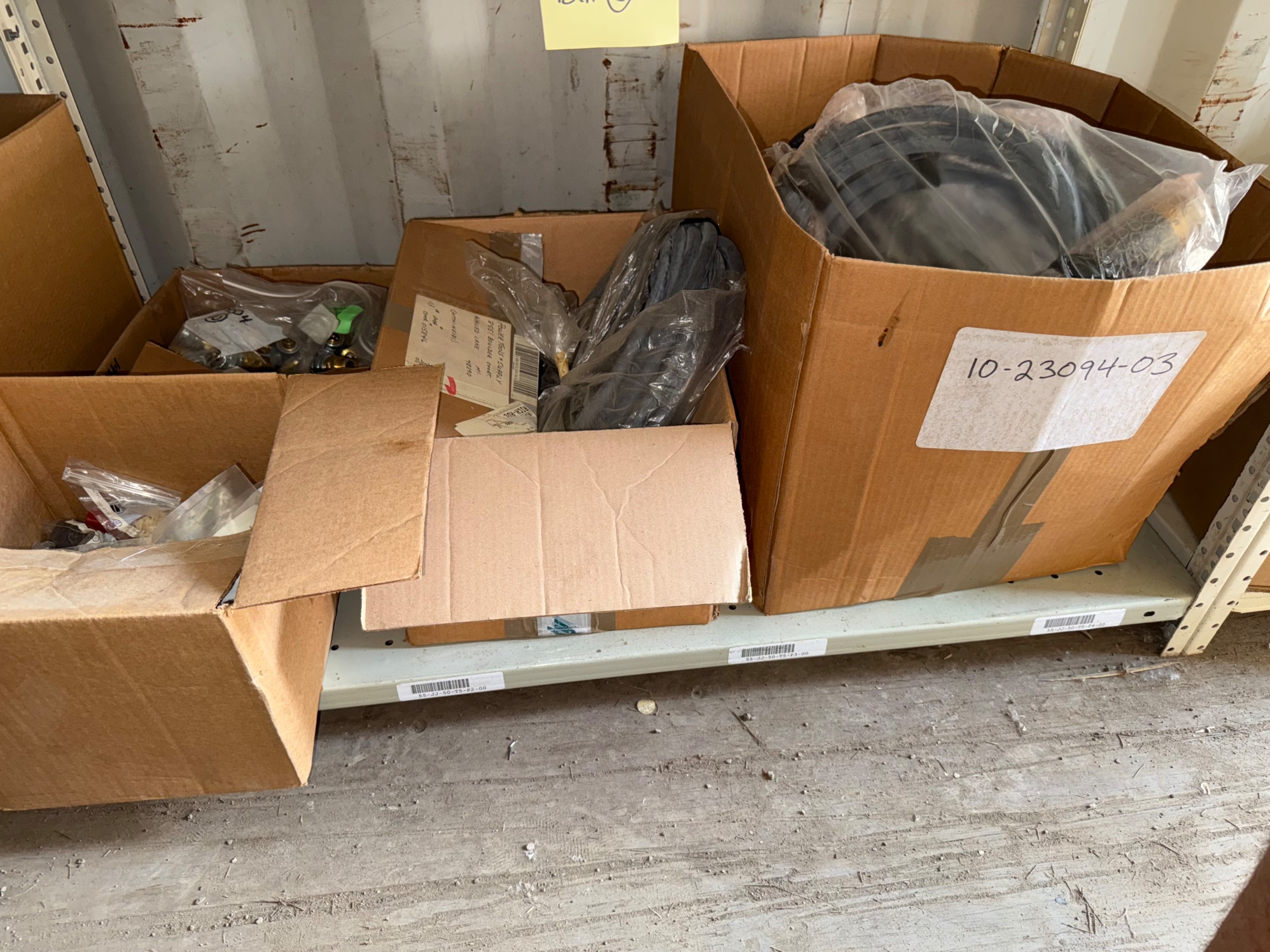 BULK INVENTORY OF INDUSTRIAL PARTS AND TOOLS - undefined