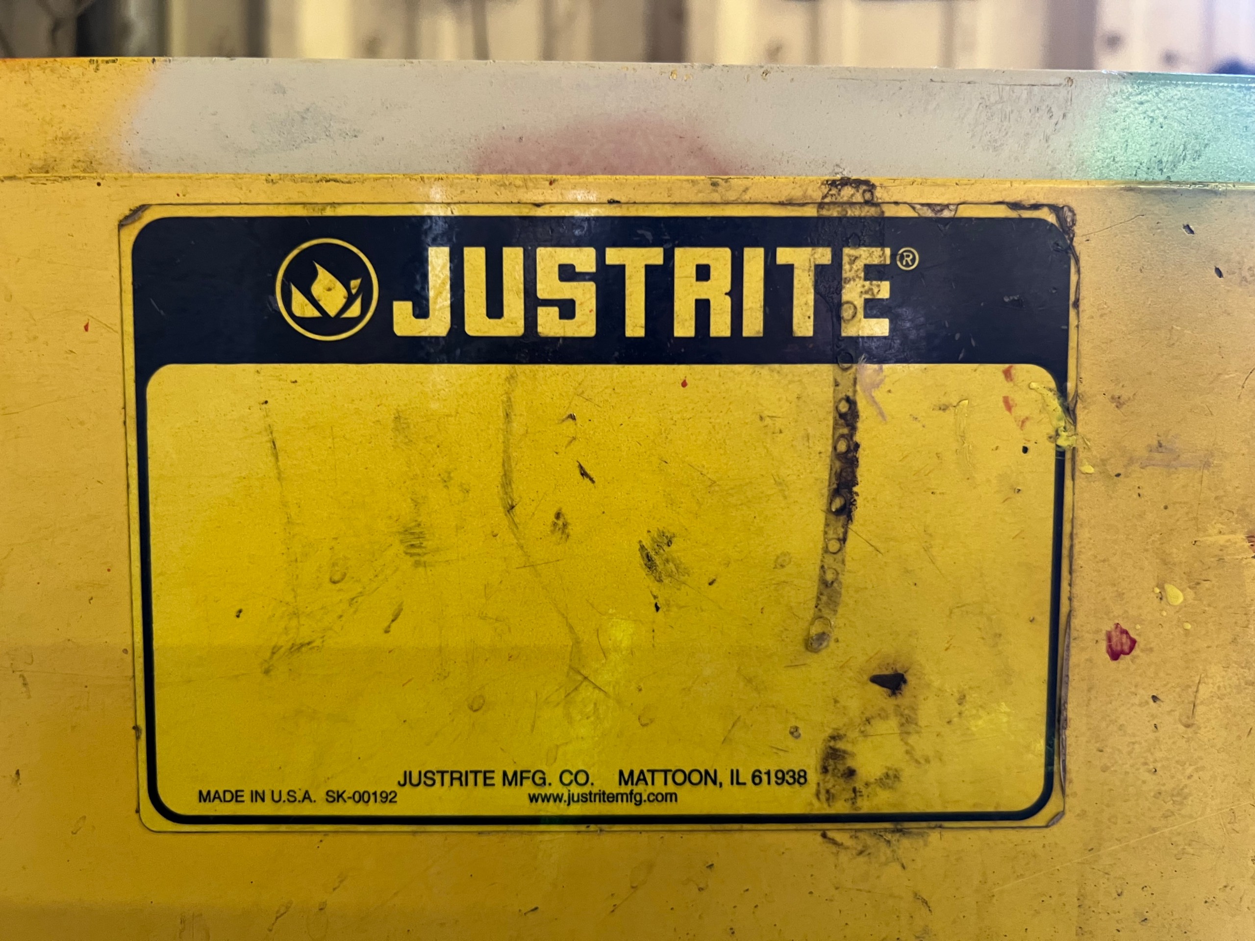 JUSTRITE FLAMMABLE STORAGE CABINET - undefined