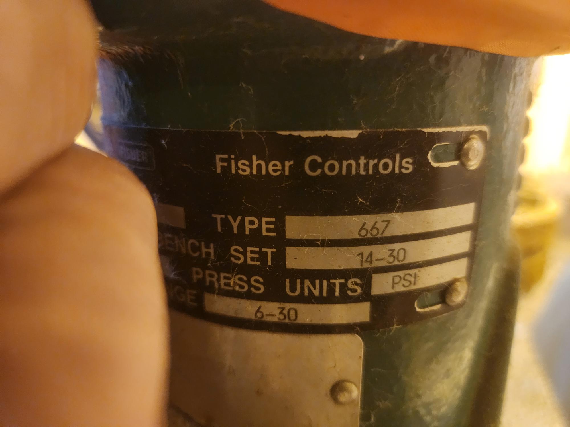 FISHER EZ CONTROL VALVE & 667 ACTUATOR ASSEMBLY - undefined
