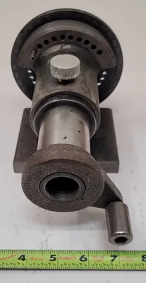 YUASA 5C COLLET SPIN INDEXER, MANUAL OPERATION, HORIZONTAL, 36 INDEXING INCREMENTS - undefined