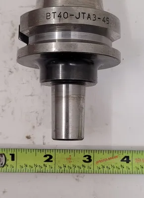 NIKKEN BT40-JTA3-45 TOOL HOLDER, NOSE DIA .75 IN, BODY DIA 1.37 IN, OAL 5.50 IN - undefined