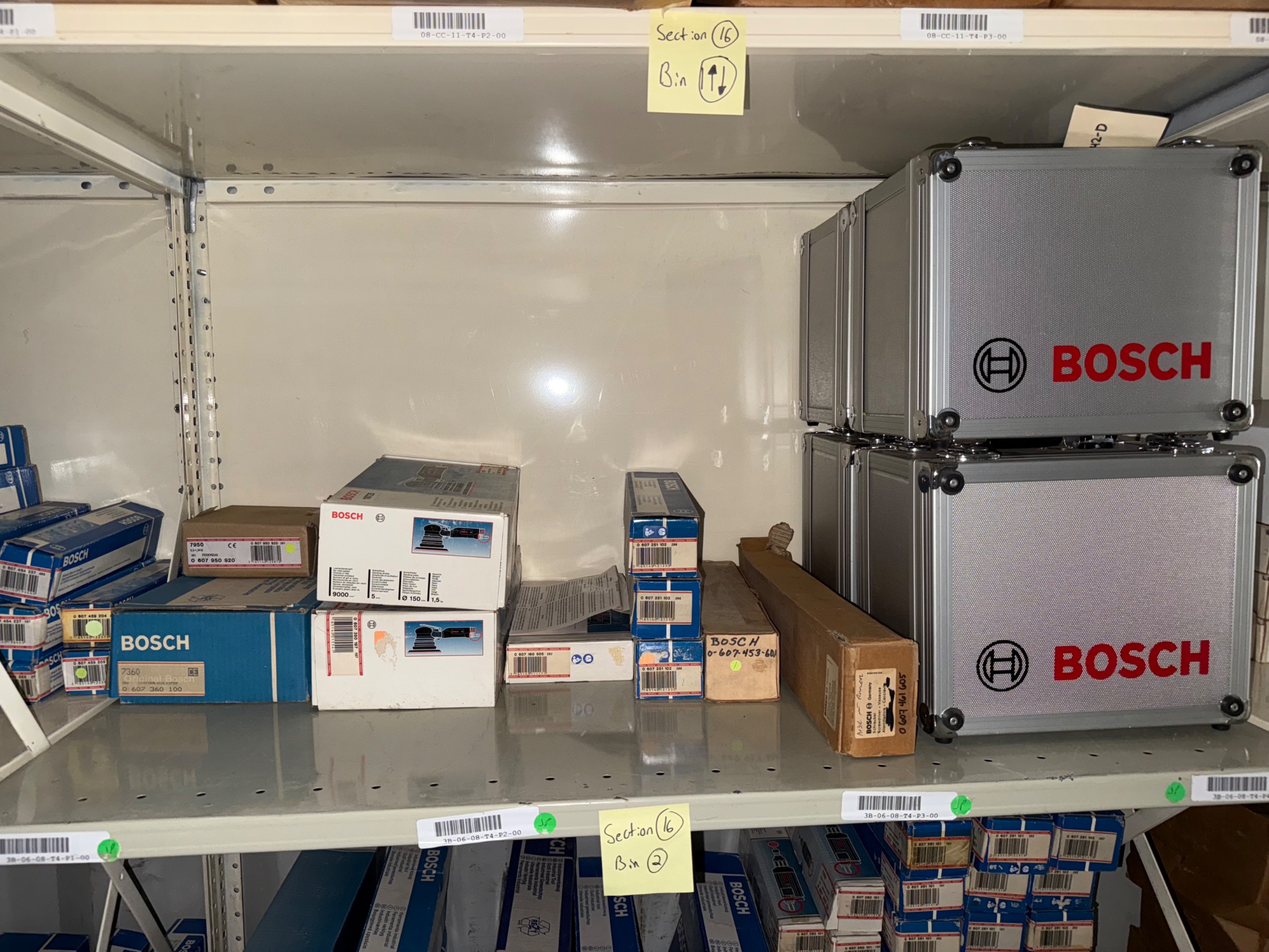 BULK INVENTORY OF INDUSTRIAL PARTS AND TOOLS - undefined