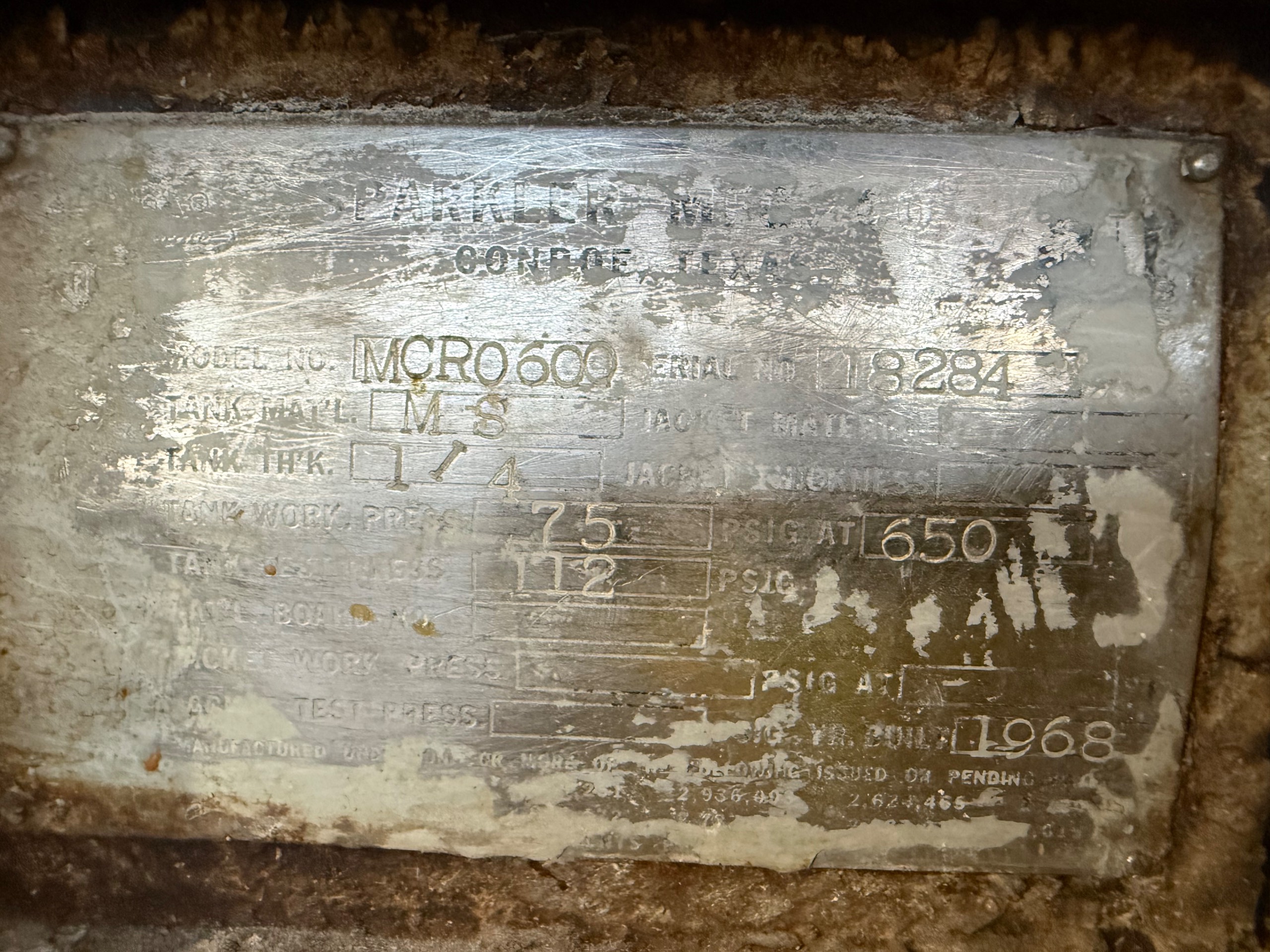 1968 SPARKLER MCR0600 FILTER - undefined