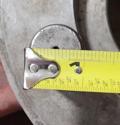 BISON 4344 4 JAW CHUCK, 15.75" DIA. W/ D1-8 BACKPLATE - undefined