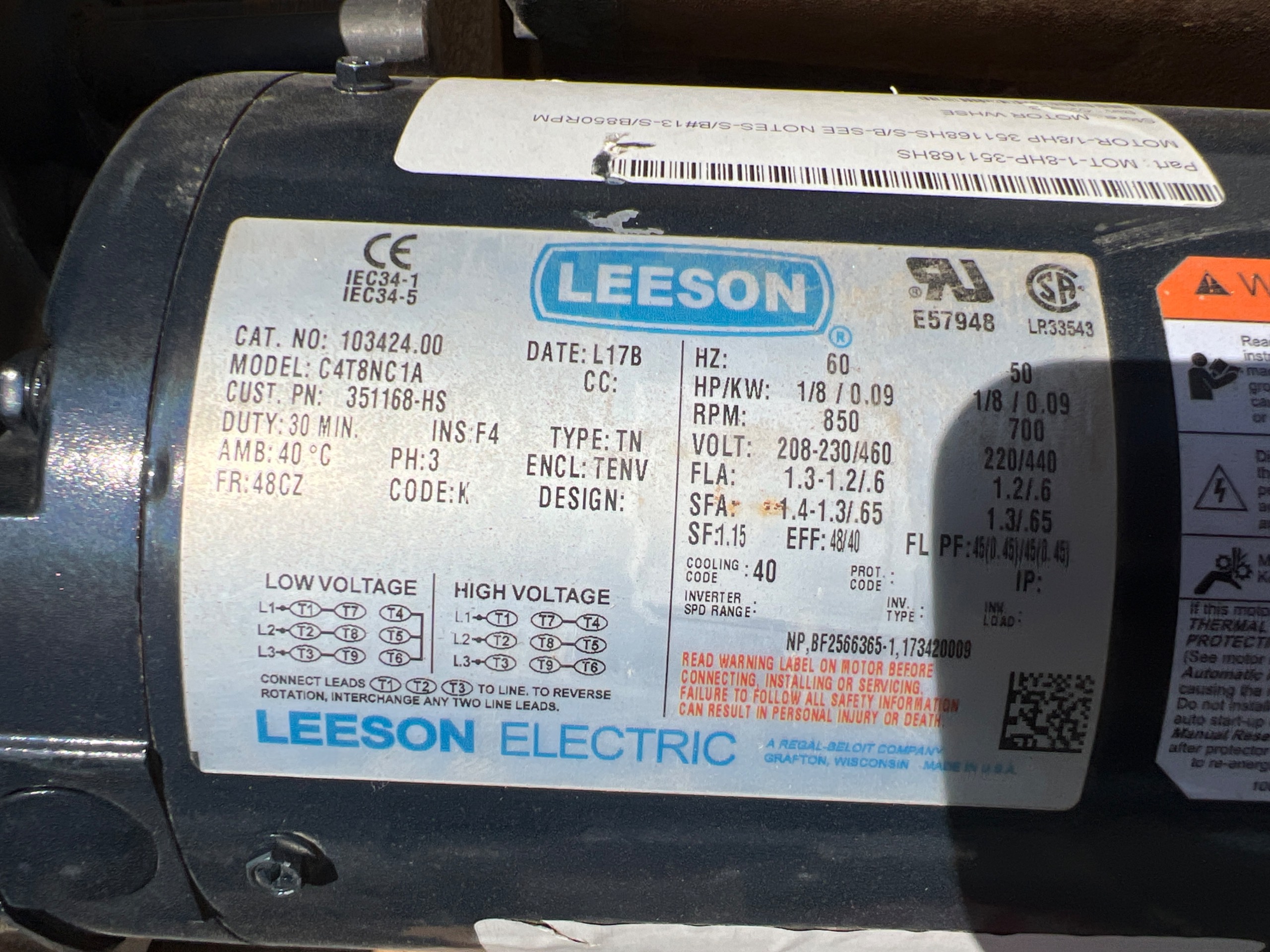 QTY 16: ELECTRIC MOTORS - undefined