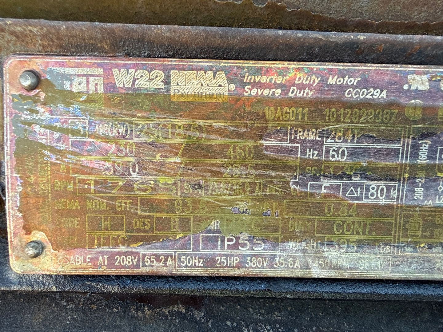 LA BOUR DPL PUMP & 25 HP MOTOR ASSEMBLY - undefined