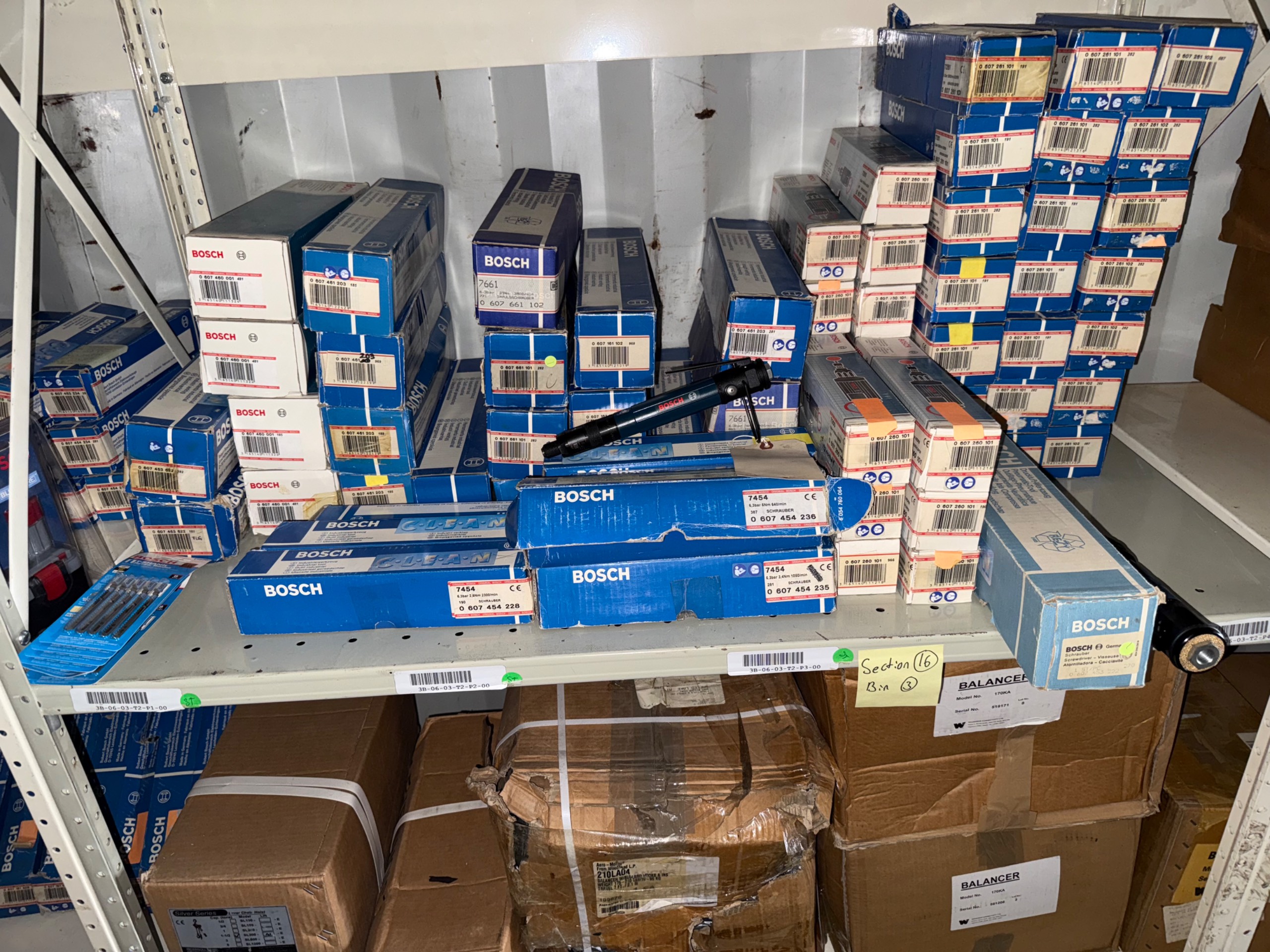 BULK INVENTORY OF INDUSTRIAL PARTS AND TOOLS - undefined