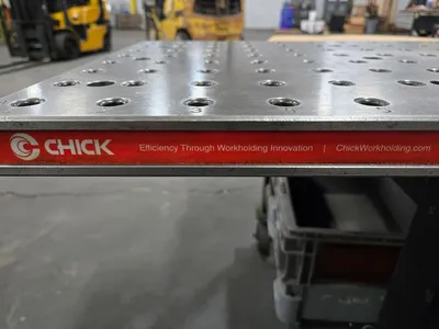 CHICK WORKHOLDING FOUNDATION PLATE, 37.25IN L X 16IN W X 1.4IN H, 203LBS, 12MM BOLT HOLES - undefined
