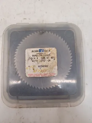 ROBB JACK SWM2-75-10003 CARBIDE SLITTING SAW, .125" X 2-3/4" DIA, 60T - undefined