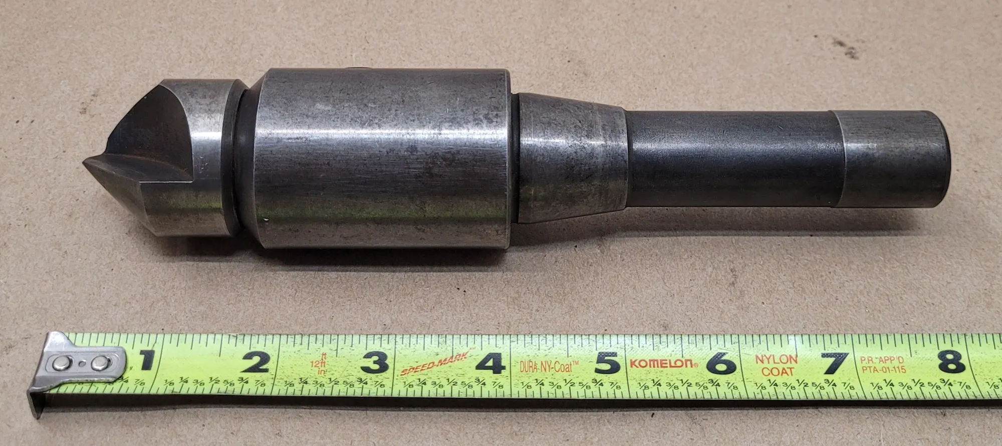 BRIDGEPORT R8 END MILL HOLDER, 8-1/4" LENGTH, 1-1/2" BODY DIAMETER, R8 SHANK TYPE - undefined