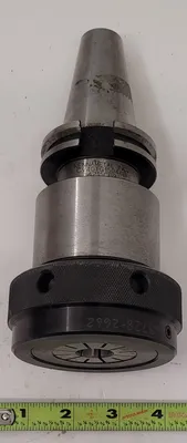 KENNAMETAL CV40TG150488 CAT 40 COLLET CHUCK OAL: 7.5” GAUGE: 4.75” BODY DIA: 2.60” - undefined