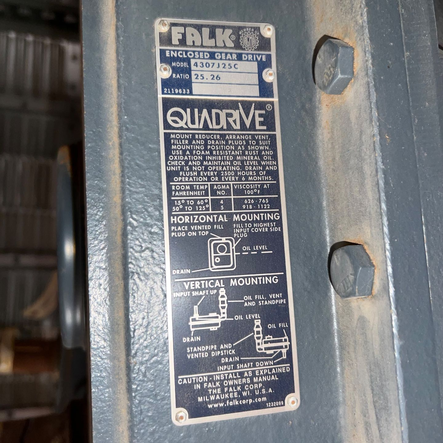 QTY 2: FALK ENCLOSED GEAR DRIVE - undefined