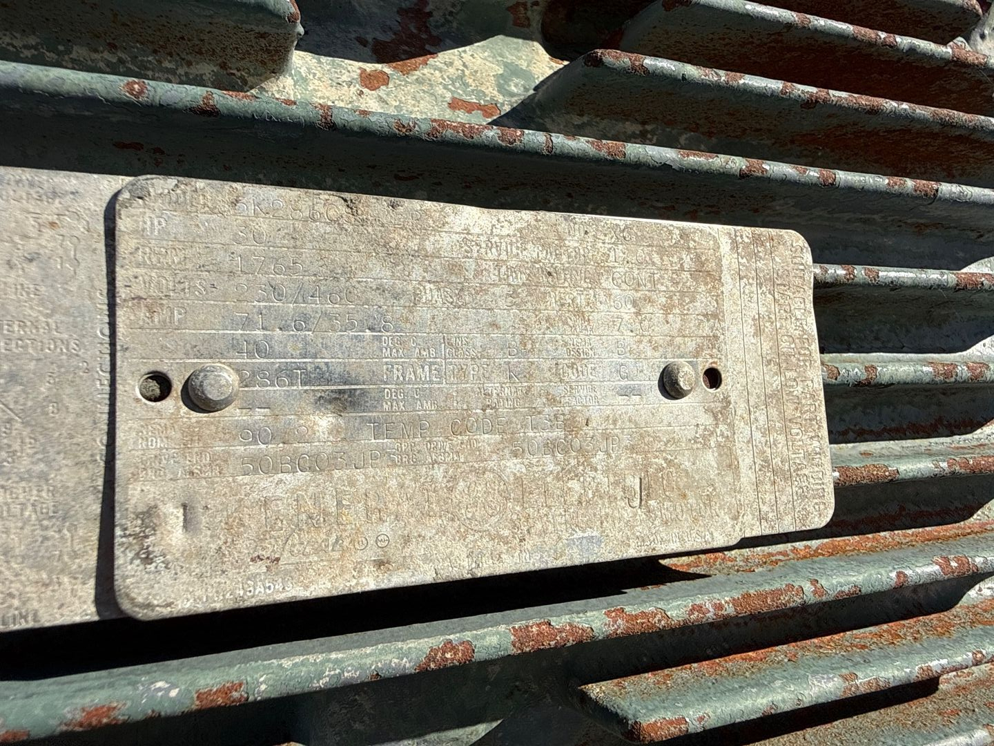 GOULDS PUMP & 30 HP MOTOR ASSEMBLY - undefined