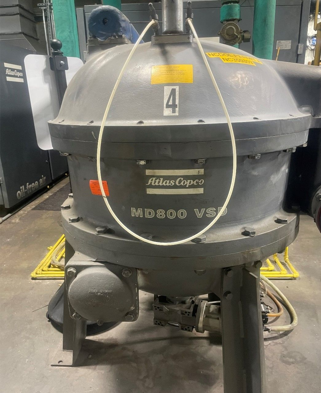2003 ATLAS COPCO ZR 315 VSD STATIONARY AIR COMPRESSOR WITH DRYER - undefined