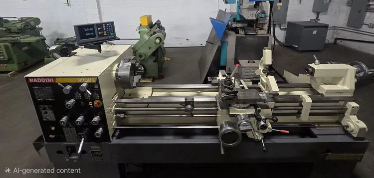 NARDINI NODUS ND1760 GAP BED LATHE 17-1/4" SWING, 60" CENTERS, 30-2360 RPM, 8/4HP, 440V - undefined