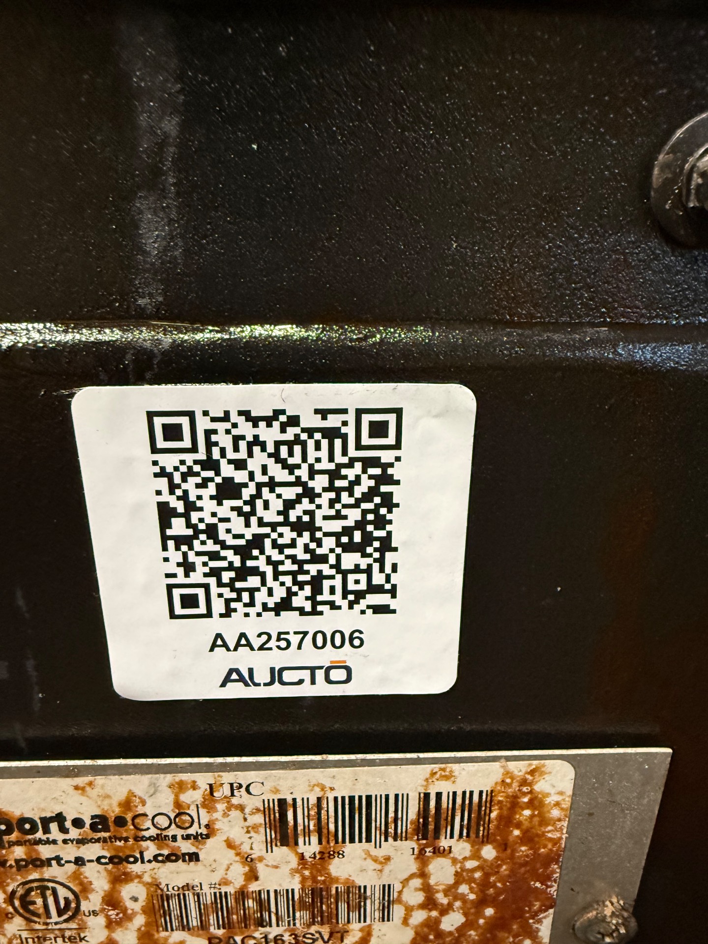 PORTACOOL PAC163SVT EVAPORATIVE AIR COOLER - undefined