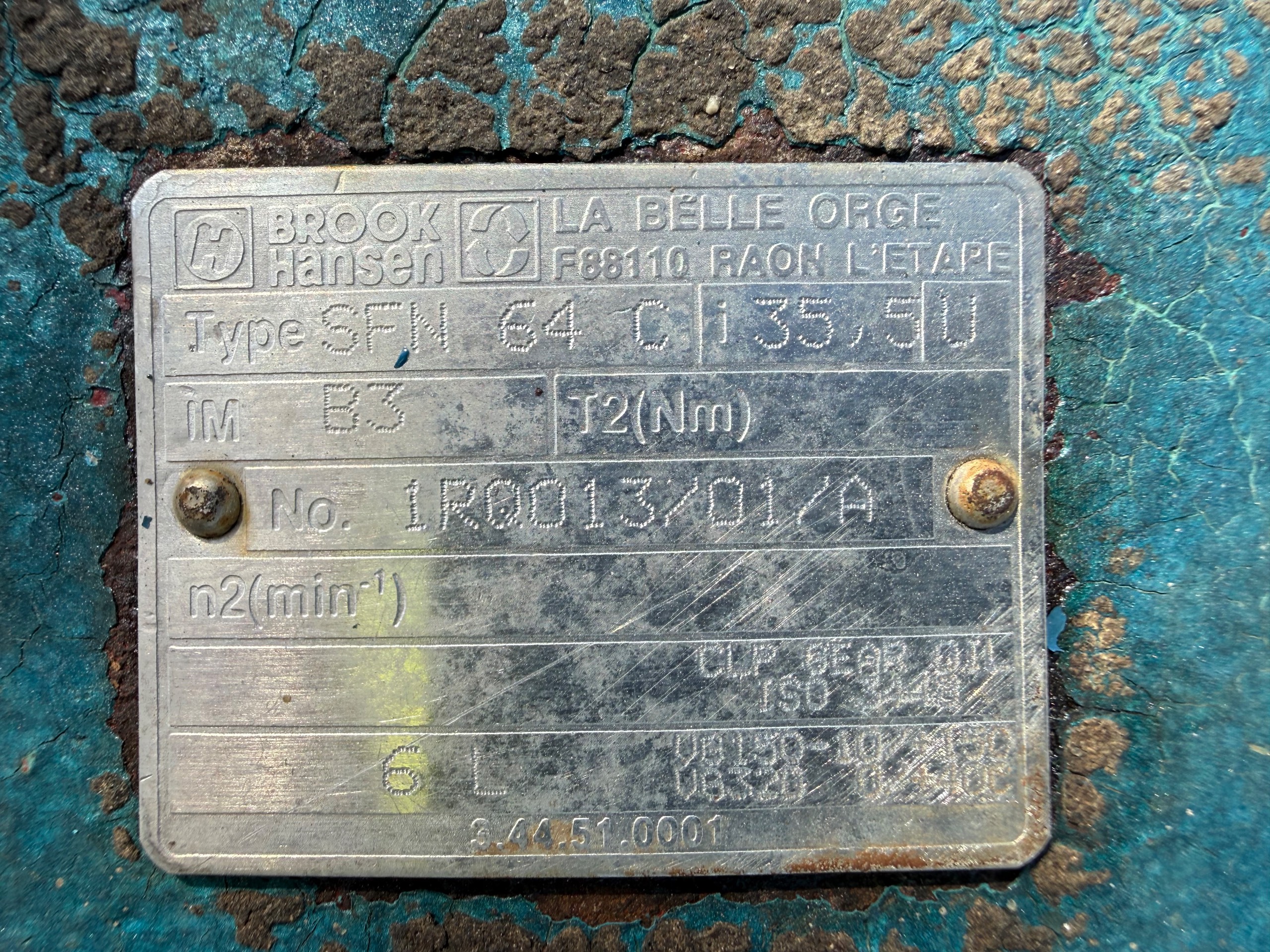 BROQUET BBMC60.K PUMP & 30HP BROOK MOTOR ASSEMBLY - undefined