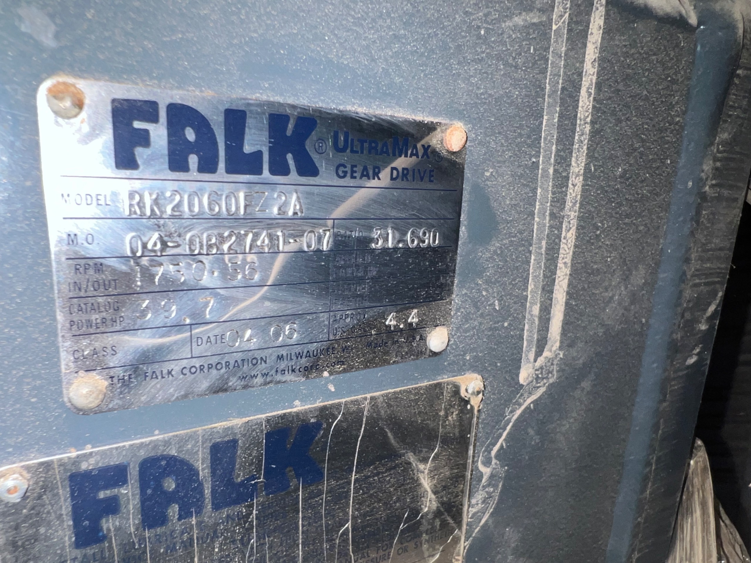 FALK RK2060FZ2A GEAR DRIVE - undefined