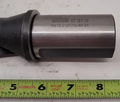 SANDVIK COROMANT R416.2-0370L40-31 INDEXABLE INSERT DRILL 37MM CUTTING DIAMETER - undefined