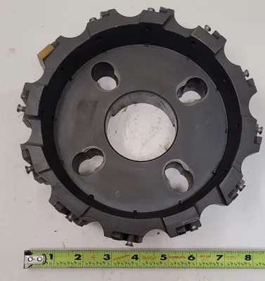 INGERSOLL CUTTING TOOLS 6G3K08R01 MAX-I-CUT MILL, 8” OVERALL DIAMETER, 12 FLUTES/INSERTS - undefined