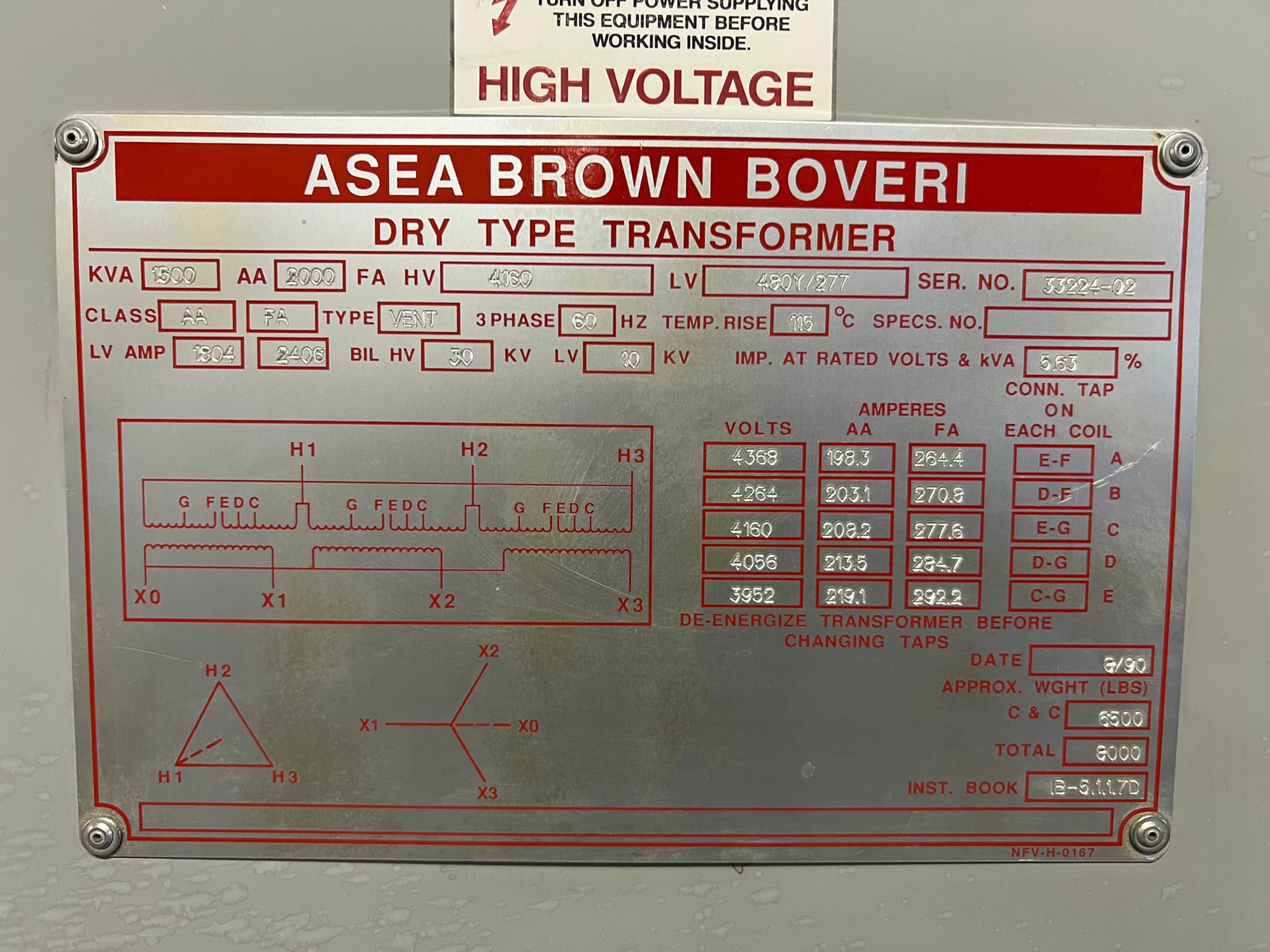 ABB DRY TYPE TRANSFORMER - undefined