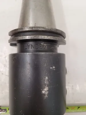 LYNDEX CAT 50 TOOL HOLDER, END MILL, 2IN BORE, 5.25IN PROJECTION - undefined