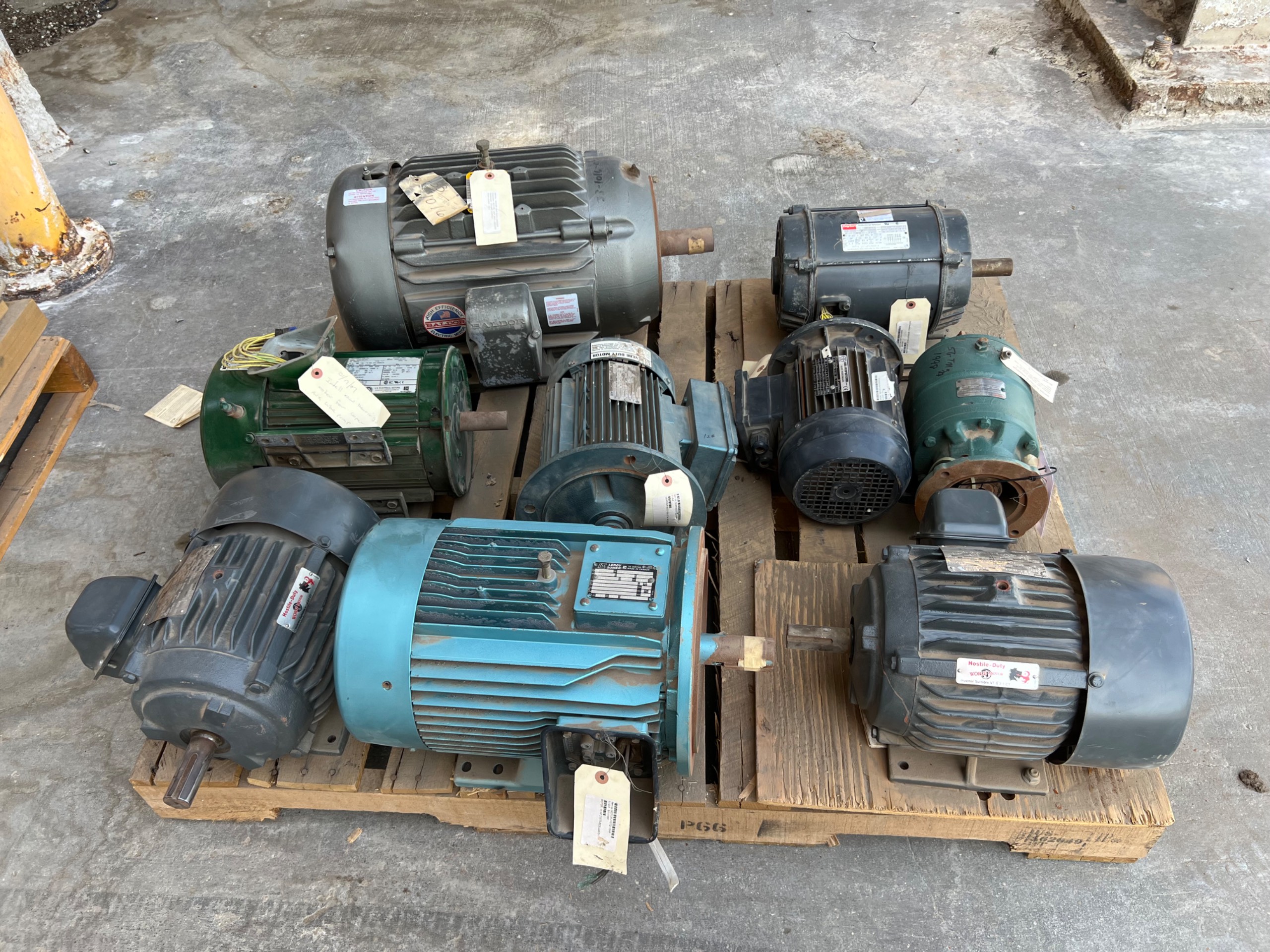 QTY 9: ELECTRIC MOTORS - undefined